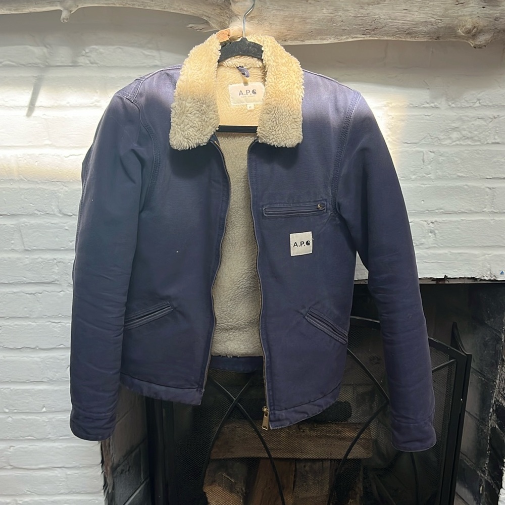 APC x  Carhartt Sherpa Lined Jacket - RARE